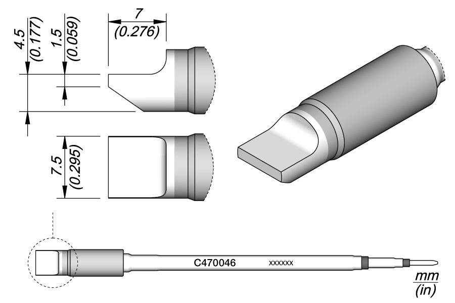 C470046 - Blade Cartridge 7.5